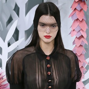 Kendall Jenner Goes Braless For Chanel Haute Couture Show
