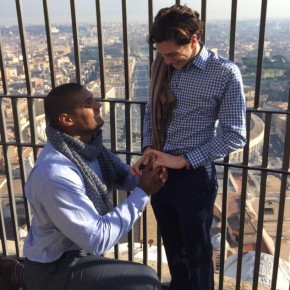 Michael Sam Confirms Engagement—Here He Is Proposing to Boyfriend Vito Cammisano in Vatican City!
