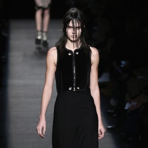 Kendall Jenner Turns Heads With Dark, Serious Look at Alexander Wang’s New York Fashion Week Show