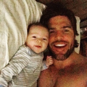 Mike Fisher Shares Photo of Himself and Baby Isaiah—See the Adorable (and Shirtless) Pic!