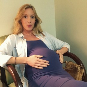 Pregnant Leah Jenner Looks Ready to Pop While Embracing Her Growing Baby Bump—Take a Look!
